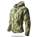 Classic outdoor men's winter and autumn wool jacket tactical waterproof fishing hiking camping windproof wool coat warm coat