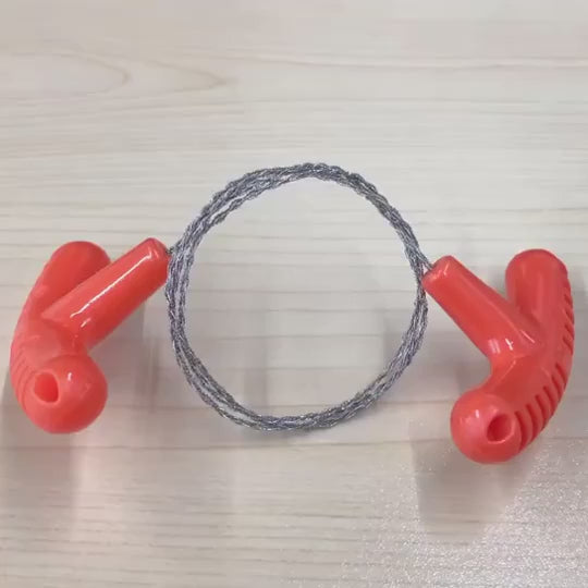 Manual Hand Steel Rope Chain Saw Portable Travel Emergency Survival Tools Steel Wire Kits Hiking Outdoor Camping Equipments Gear