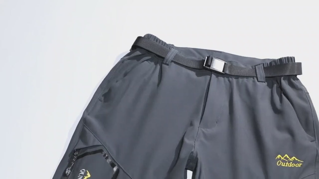 Mens Hiking Convertible Pants Camping Water Repellent Lightweight Quick Dry Zip Off Fishing Outdoor Cargo Work Trekking Trousers
